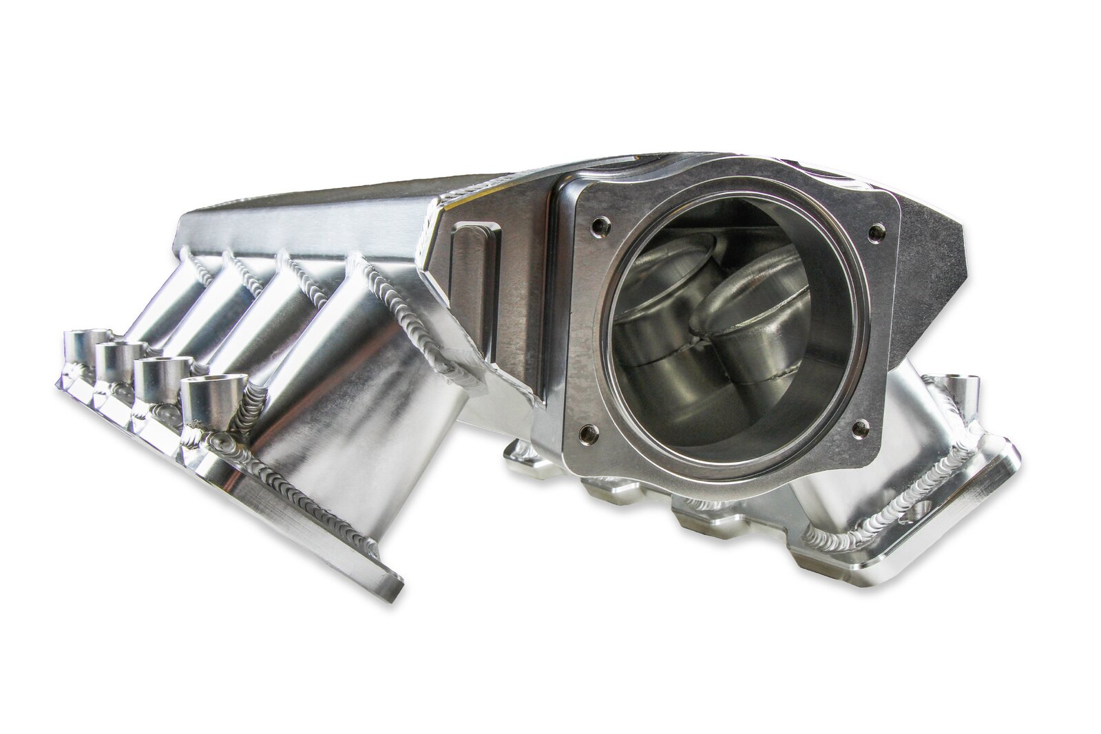 Holley Sniper EFI Low-Profile Sheet Metal Fabricated Intake Manifold ...