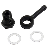 AEM ADJUSTABLE FUEL PRESSURE REGULATOR 90 DEGREE FITTING KIT