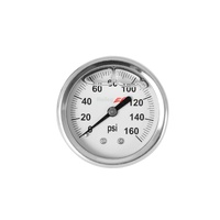 Holley EFI Fuel PRESS Gauge, 160 PSI