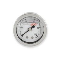 Holley EFI Fuel Gauge, 0-100 PSI, 1/8 NPT