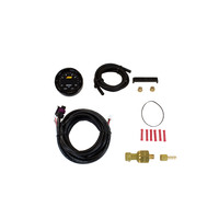 AEM X SERIES PRESSURE GAUGE 0-15PSI ACCESSORY KIT, BLACK BEZEL AND BLACK BOOST/FUEL FACEPLATE