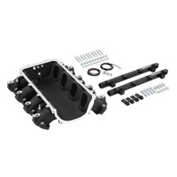 Holley EFI Ultra Lo-Ram Manifold Base and Port Injection Fuel Rails - GM Gen V LT