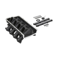 Holley EFI ULTRA LO-RAM BASE, FORD COYOTE FRONT FEED BLACK