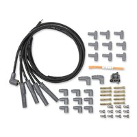 MSD Wire Set, Black 4Cyl M/A Plug, Sockt/HEI
