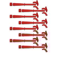 MSD Hemi Tube, Replacement, 8, Red