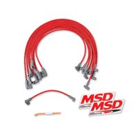 MSD WireSet SC SB Chevy w/HEI Cap below mfld
