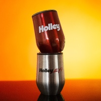 Holley EFI 12oz Stainless Steel Wine Tumbler