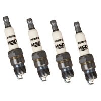 MSD LTS Spark Plug, 6IR6YS, 4-Pack Short Sty