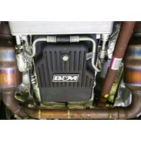 B&M Hi-Tek Heavy-Duty Deep Transmission Pan - Ford 10R80 - Aluminum - Black