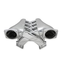 Holley Sniper EFI Fabricated Intake Manifold Dual Plenum 102mm LS3/L92, Rail Kit - Slvr