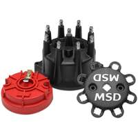 MSD Black Small Diameter Cap/Rotor Kit