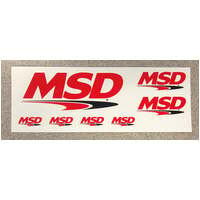 MSD Decal, MSD Logo, Multi Size Sheet, 6.25"