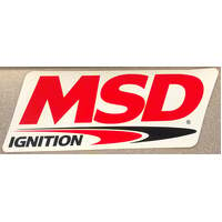 MSD Decal, Contingency MSD Ignition, 9"x3.5"