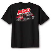 MSD T-SHIRT, MSD OFF ROAD, BLACK, LARGE