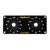 Haltech Dual Switch Panel Only - includes Yellow knob