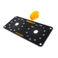 Haltech Dual Switch Panel Kit - includes Yellow knob