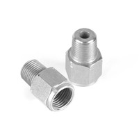 Haltech M10 x 1.0 to 1/8 BSPT Adaptor - Stainless Steel