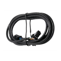 Haltech CAN Cable 8 pin Blk Tyco 8 pin Blk Tyco 75mm (3")