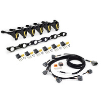 Haltech R35 Coil Conversion Kit for Toyota JZ- Includes bracket , coils, connectors and harness