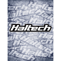 Haltech Sticker 200mm - Black & White