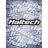 Haltech Sticker 200mm - Black & White
