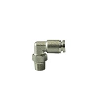 TURBOSMART 1/8" NPT 90º Pushloc Fitting - SS - 1/4"